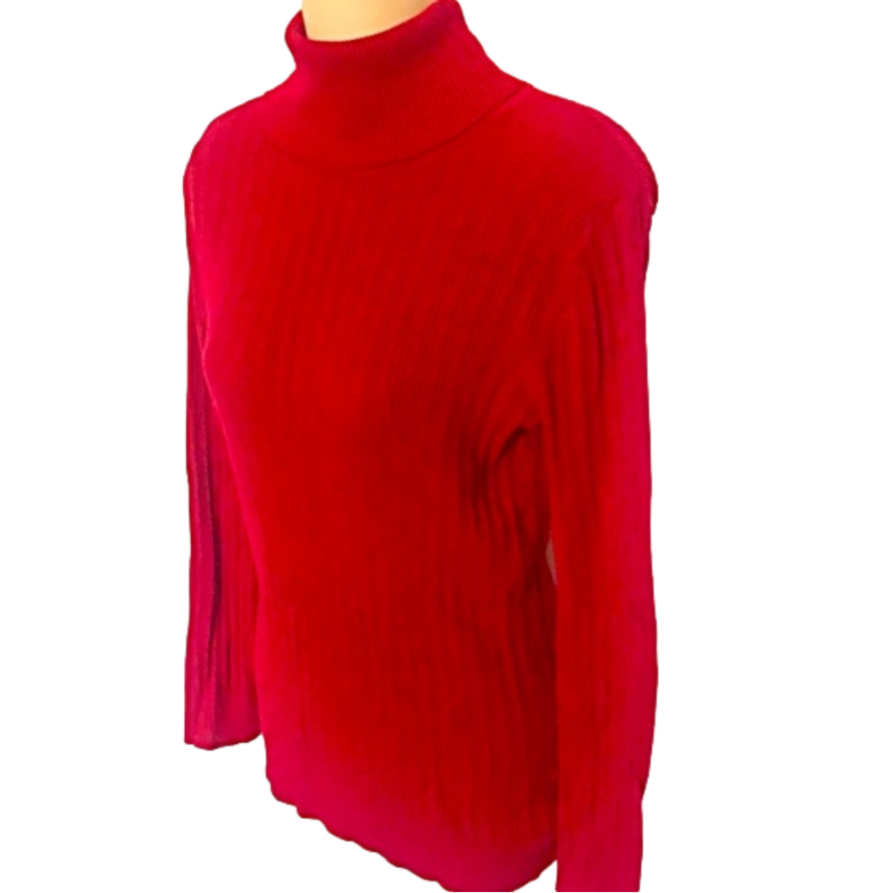 LINDOR - Red Turtleneck Sweater